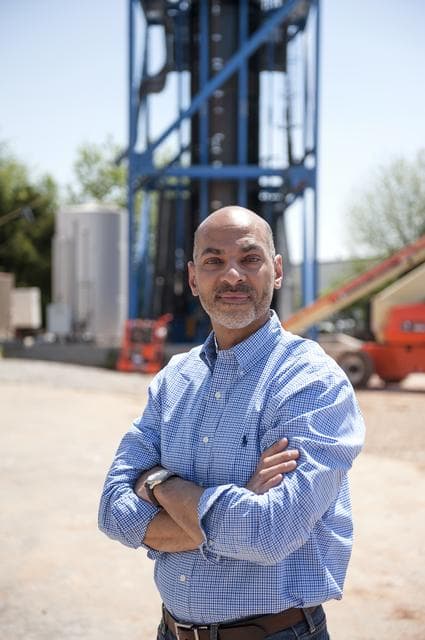 NASA image: Bryan Barley leads work on an advanced booster concept for SLS