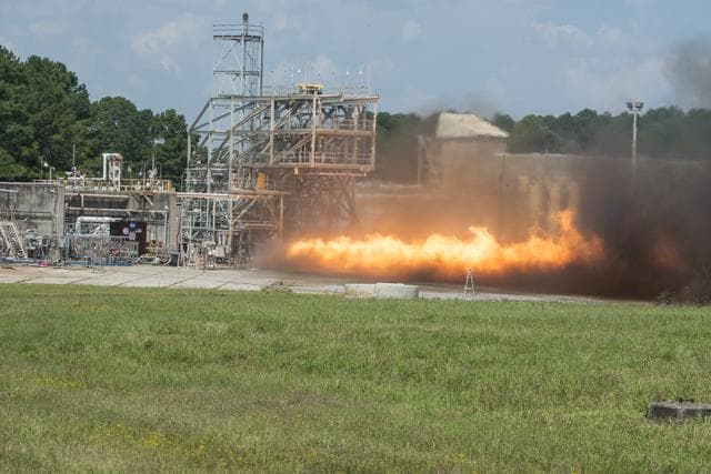 NASA image: F-1 Gas Generator test