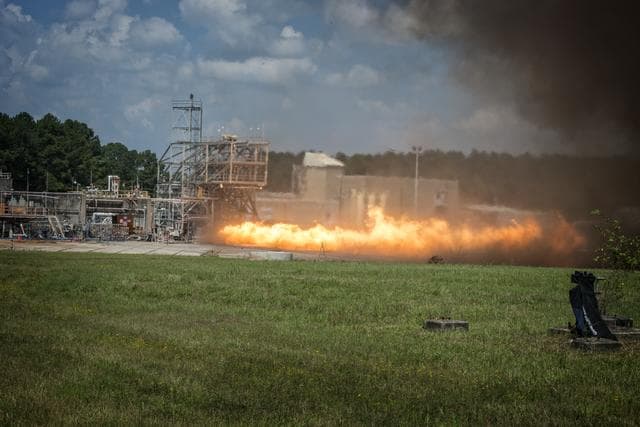 NASA image: F-1 Gas Generator test