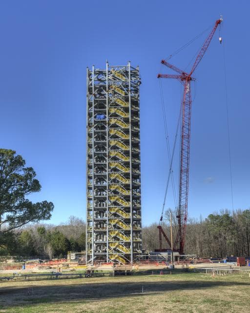 NASA image: Test Stand 4693 under construction