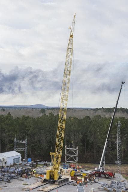 NASA image: TEST STAND 4697 CONSTRUCTION