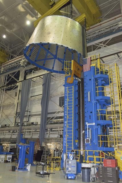 NASA image: LVSA AFT CONE MOVE