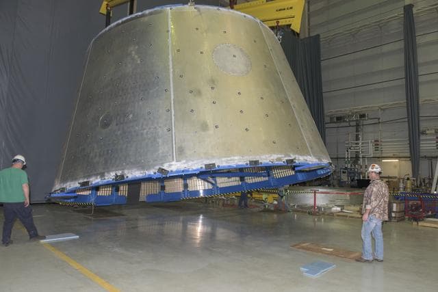 NASA image: LVSA AFT CONE MOVE