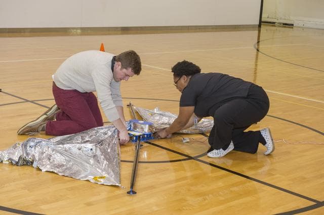 NASA image: ENGINEERING DEVELOPMENT UNIT SOLAR SAIL
