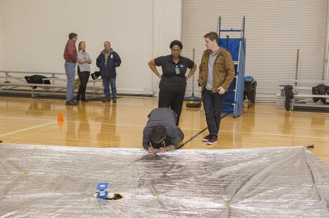 NASA image: ENGINEERING DEVELOPMENT UNIT SOLAR SAIL