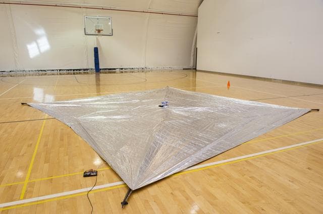 NASA image: ENGINEERING DEVELOPMENT UNIT SOLAR SAIL
