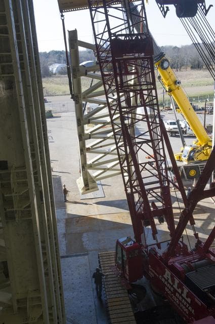 NASA image: EAST TOWER PANEL ERECTION