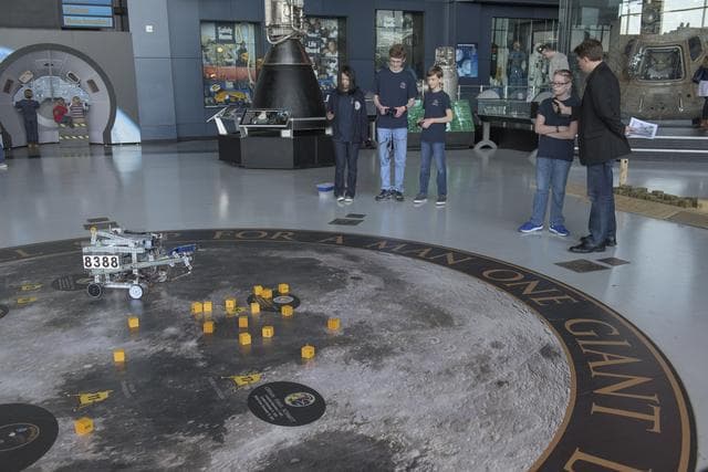 NASA image: ROBOTS TO ROCKET CITY