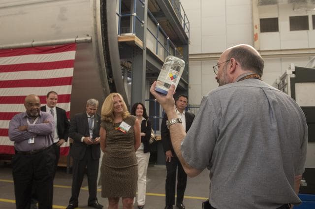 NASA image: SUZANNE SPAULDING, HOMELAND SECURITY UNDERSECRETARY, RECEIVES EC