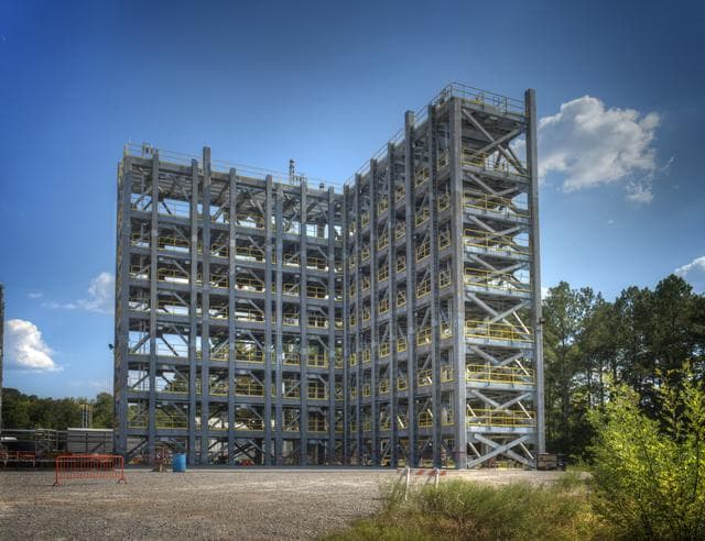 NASA image: LOX TEST STAND 4697