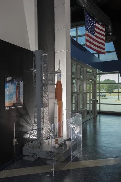 NASA image: MSFC 4205 EXTERIOR AND INTERIOR