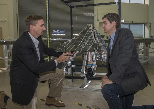 NASA image: LIGHTWEIGHT INTEGRATED SOLAR ARRAY AND TRANSCEIVER