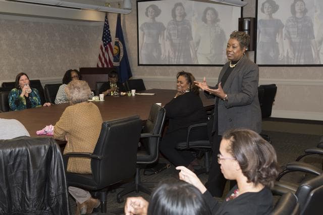 NASA image: AUTHOR MARGOT LEE SHETTERLY SPEAKS AT MSFC WOMEN'S HISTORY MONTH