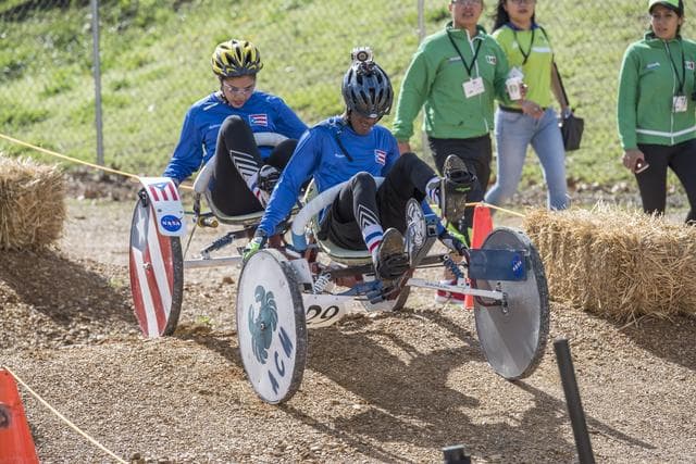 NASA image: 2017 Exploration Rover Challenge event.