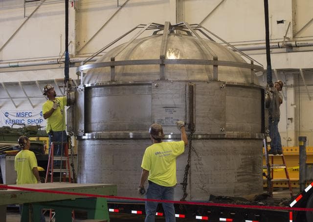 NASA image: SHIIVER (Structural Heat Intercept Insulation Vibration Evaluation Rig)