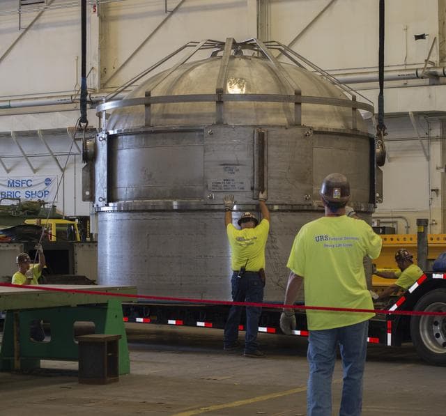 NASA image: SHIIVER (Structural Heat Intercept Insulation Vibration Evaluation Rig)