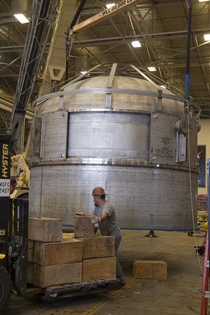 NASA image: SHIIVER (Structural Heat Intercept Insulation Vibration Evaluation Rig)