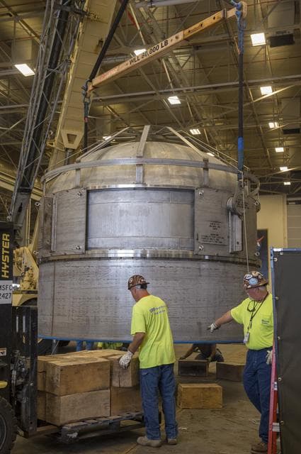 NASA image: SHIIVER (Structural Heat Intercept Insulation Vibration Evaluation Rig)