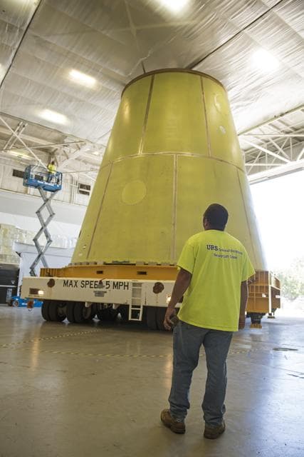 NASA image: Launch Vehicle Stage Adapter Move