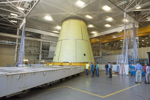 NASA image: Launch Vehicle Stage Adapter Move