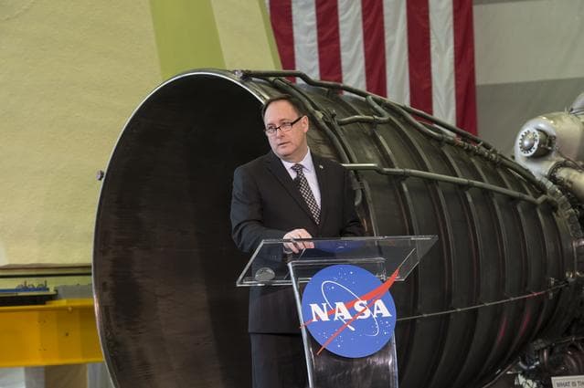 NASA image: NASA Acting Administrator Robert Lightfoot presents the 2018 "St