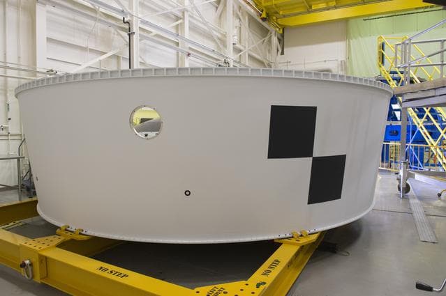 NASA image: Close-Out photos of SLS Orion Stage Adapter EM-1