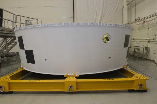 NASA image: Close-Out photos of SLS Orion Stage Adapter EM-1