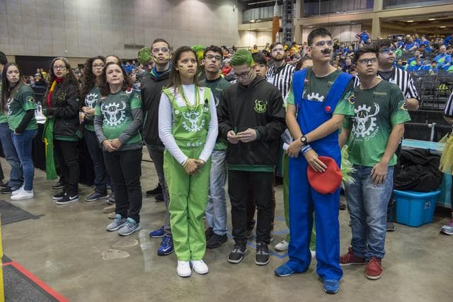 NASA image: The Team From Brazil at the First Robotics Rocket City Regional 