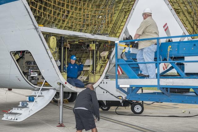 NASA image: Orion Stage Adapter move to Redstone Airfield
