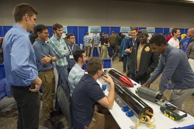 NASA image: 2018 Student Launch Initiative Rocket Fair