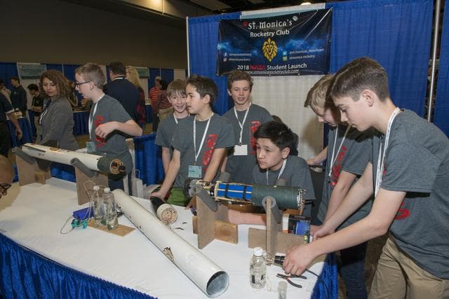 NASA image: 2018 Student Launch Initiative Rocket Fair