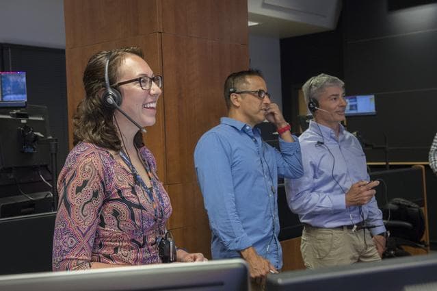 NASA image: Stephanie Shelton, a payload communications manager at NASA's Ma