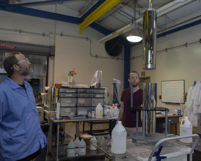 NASA image: X-RAY MIRROR REPLICATION AND SHELL SEPARATION PROCESS