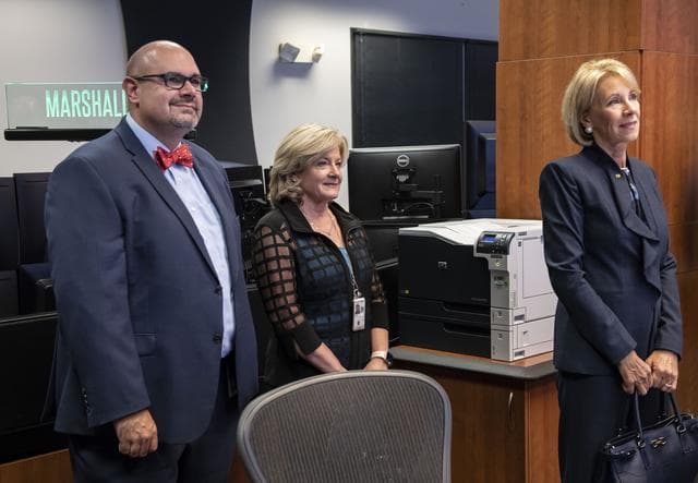 NASA image: Betsy DeVos, Secretary of Education, Visit to MSFC and USSRC