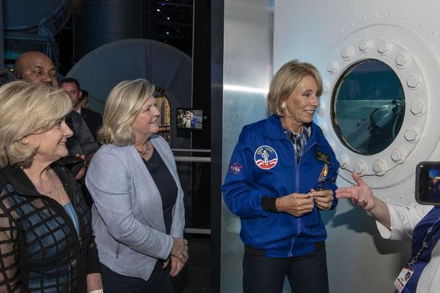 NASA image: Betsy DeVos, Secretary of Education, Visit to MSFC and USSRC