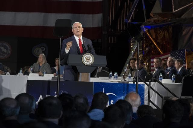 NASA image: The National Space Council Meets With V.P. Mike Pence