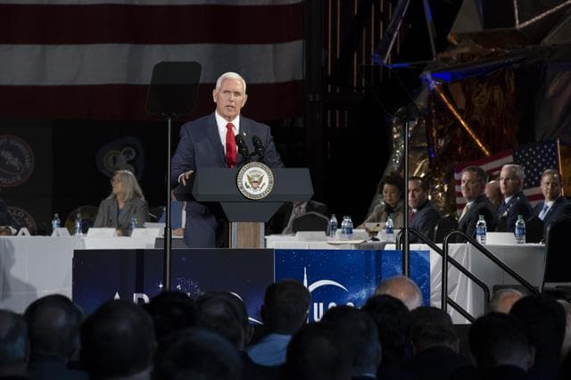 NASA image: The National Space Council Meets With V.P. Mike Pence