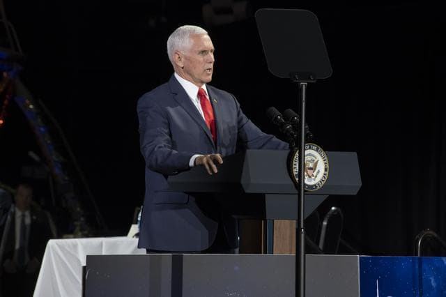 NASA image: The National Space Council Meets With V.P. Mike Pence