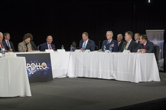 NASA image: The National Space Council Meets With V.P. Mike Pence