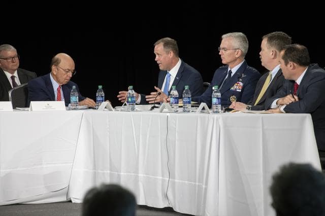 NASA image: The National Space Council Meets With V.P. Mike Pence