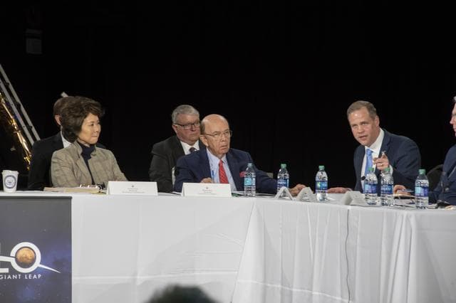 NASA image: The National Space Council Meets With V.P. Mike Pence