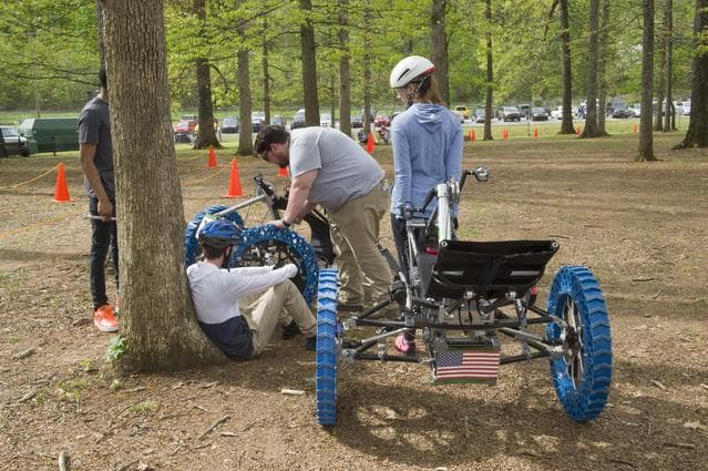 NASA image: 2019 Lunar Rover Challenge Competition