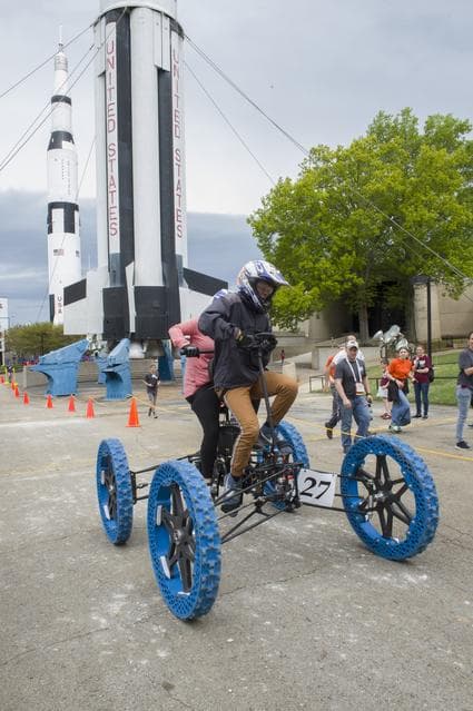NASA image: 2019 Lunar Rover Challenge Competition