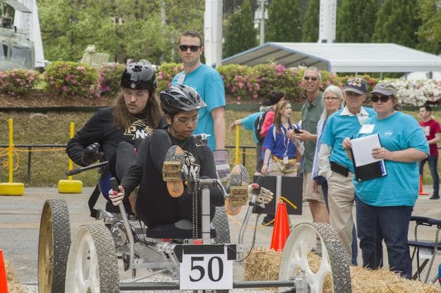 NASA image: 2019 Lunar Rover Challenge Competition