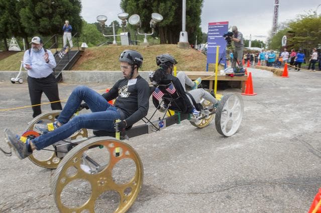 NASA image: 2019 Lunar Rover Challenge Competition