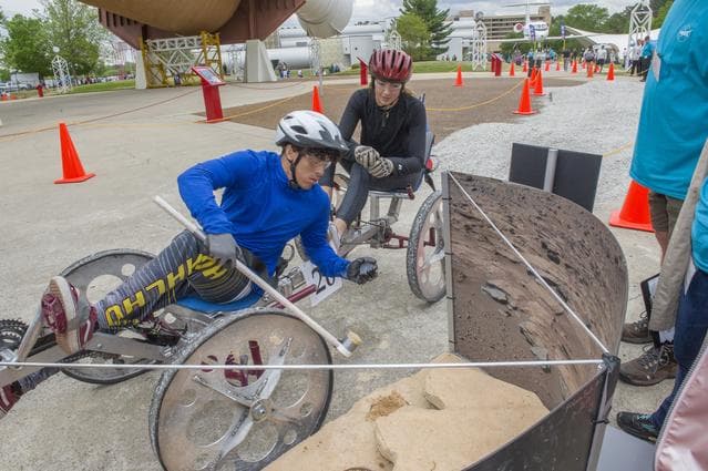 NASA image: 2019 Lunar Rover Challenge Competition