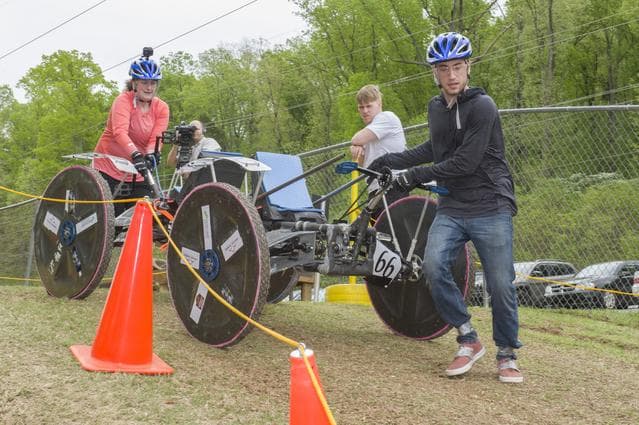 NASA image: 2019 Lunar Rover Challenge Competition