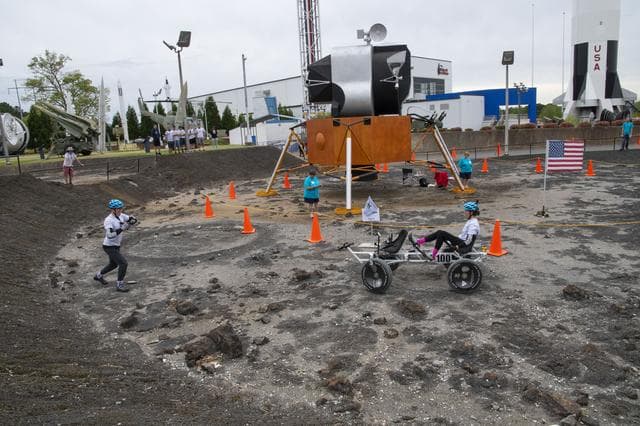 NASA image: 2019 Lunar Rover Challenge Competition