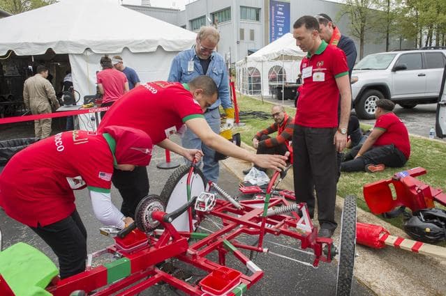 NASA image: 2019 Lunar Rover Challenge Competition