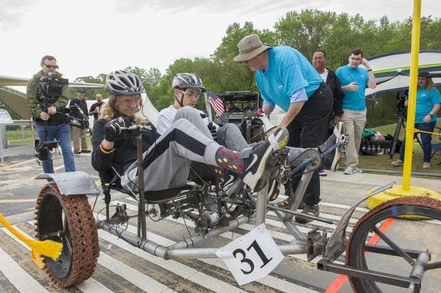 NASA image: 2019 Lunar Rover Challenge Competition